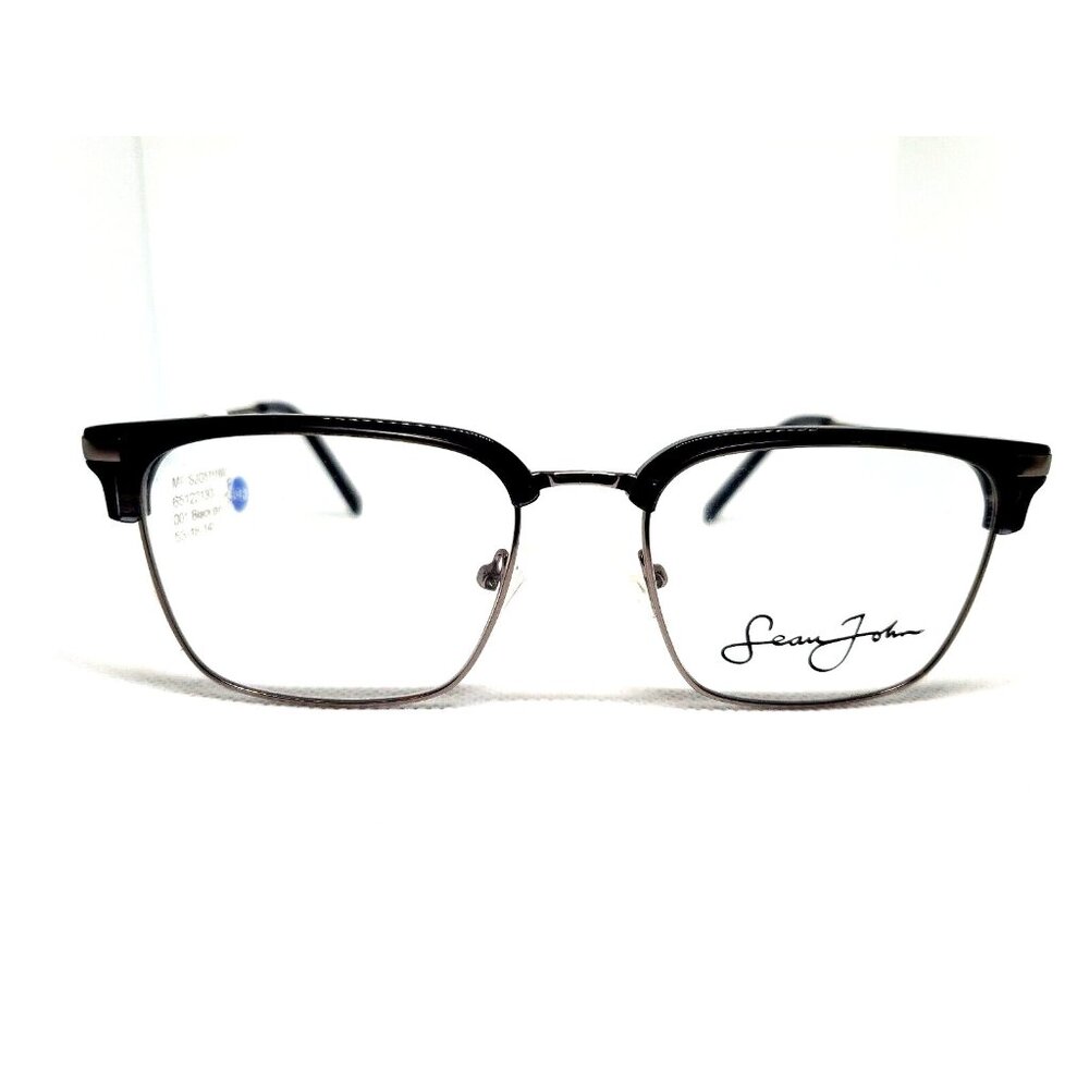 Sean John SJO 5151 001 Black Gun Eyeglass Frames 53 18 145